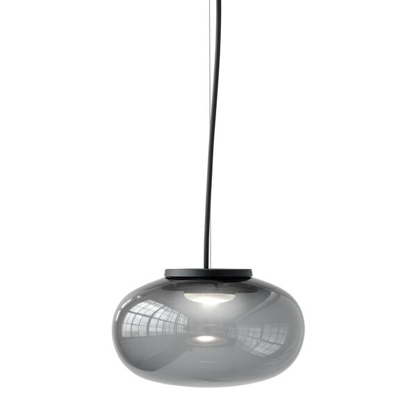 Karl-Johan Taklampa LED &Oslash;23 R&ouml;kf&auml;rgat Glas