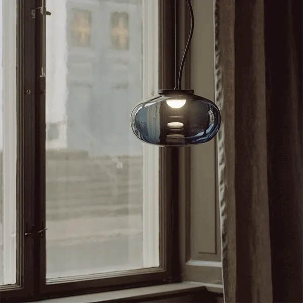 Karl-Johan Pendel LED Ø23 Røgfarvet Glas