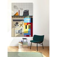 Tappeto Tapis 170x240 Nero/ Verde