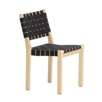 611 Dining Chair Birch/ Black