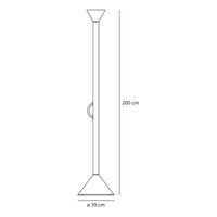 Lampadaire LED CALLIMACO 2700K Multicolore