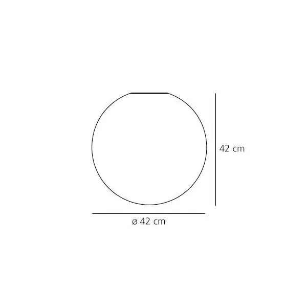 Dioscuri Wall/ Ceiling Light 420 White