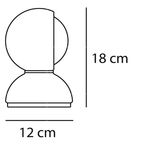 ECLISSE Wall/ Table Lamp Orange