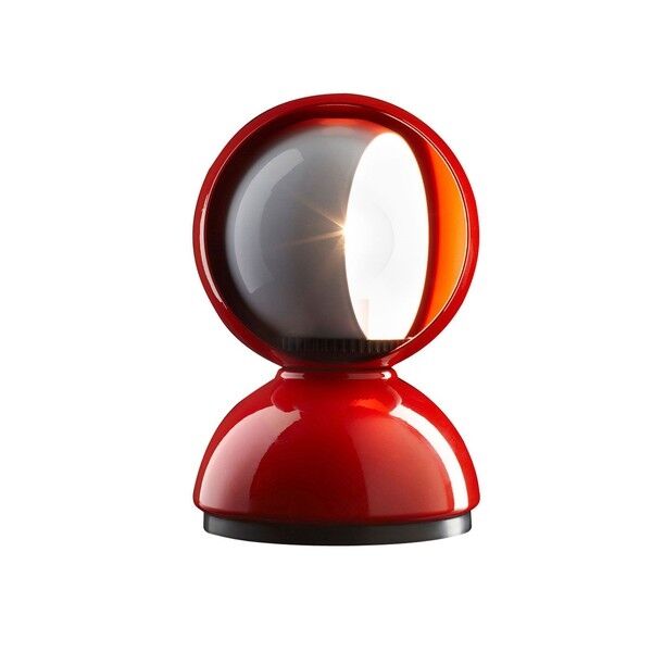 ECLISSE V&auml;gg-/ Bordslampa R&ouml;d