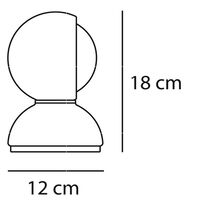 ECLISSE Wall/ Table Lamp Red