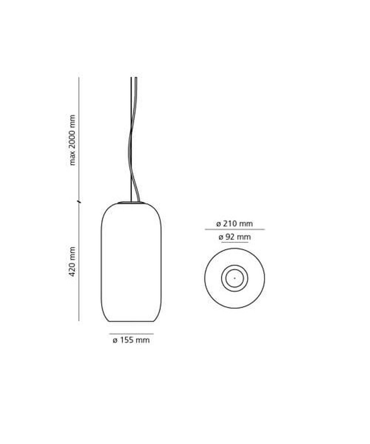 Gople Pendant White