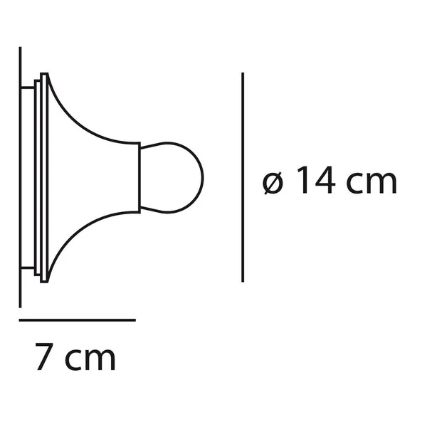 TETI Wand-/ Plafondlamp Wit