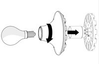 TETI Wand-/ Plafondlamp Wit