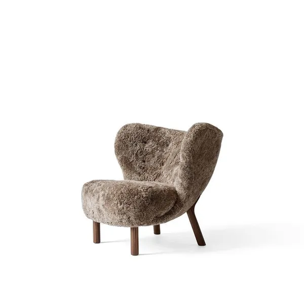 Little Petra VB1 Armchair Sheepskin Sahara/Walnut