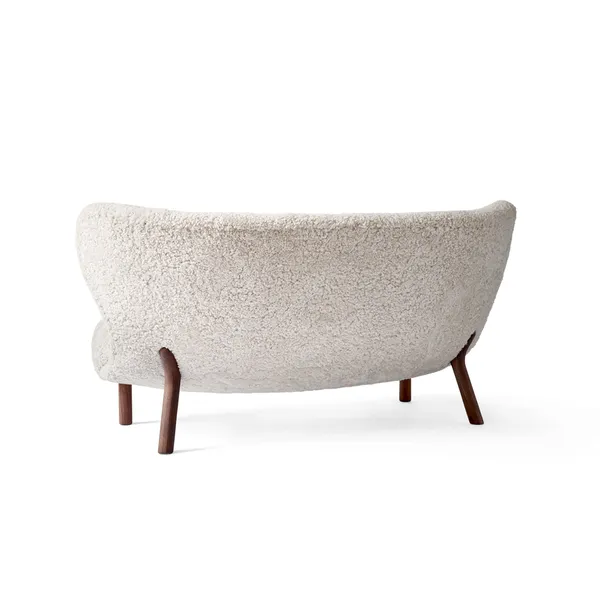 Little Petra VB2 Sofa Moonlight Sheepskin/ Walnut