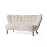 Little Petra VB2 Sofa Moonlight Sheepskin/Oiled Oak