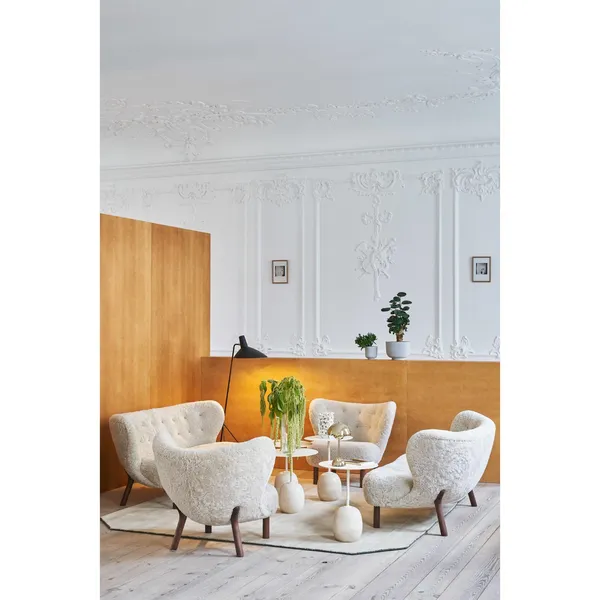Little Petra VB2 Sofa Moonlight Sheepskin/Oiled Oak