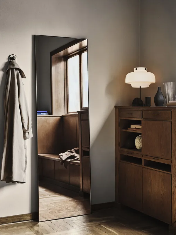 Specchio Amore SC50 Ottone Bronzato/Argento 60 X 190 cm