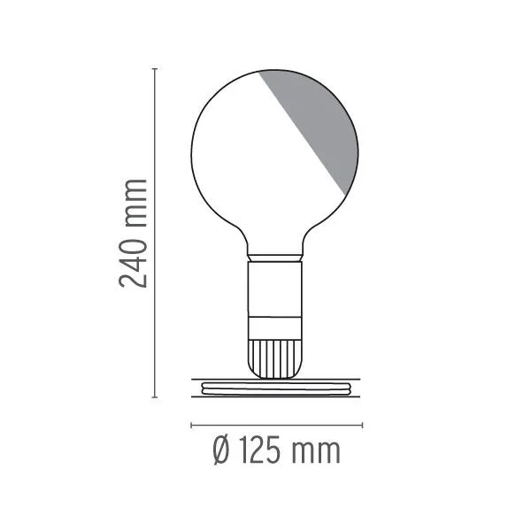 Lampadina Table Lamp Orange