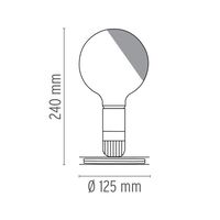 Lampadina Table Lamp Orange