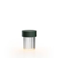 Last Order Fluted Table Lamp Mat Green