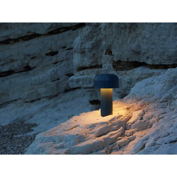 Bellhop Battery Table Lamp Blue