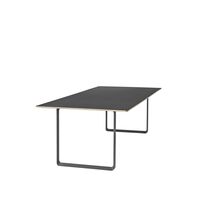 70/70 Spisebord 170x85 Sort Linolium/Sort