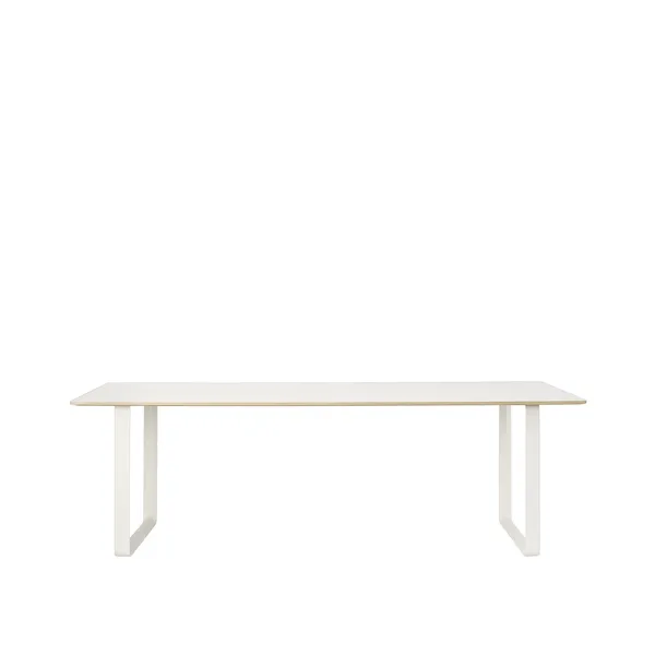 70/70 Dining Table 170x85 White Laminate/ White