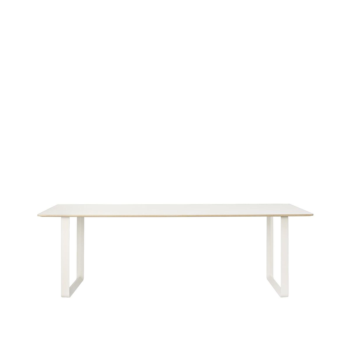 70/70 Esstisch 170x85 Weiß Laminat/ Weiß