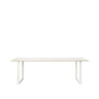 70/70 Esstisch 170x85 Weiß Laminat/ Weiß