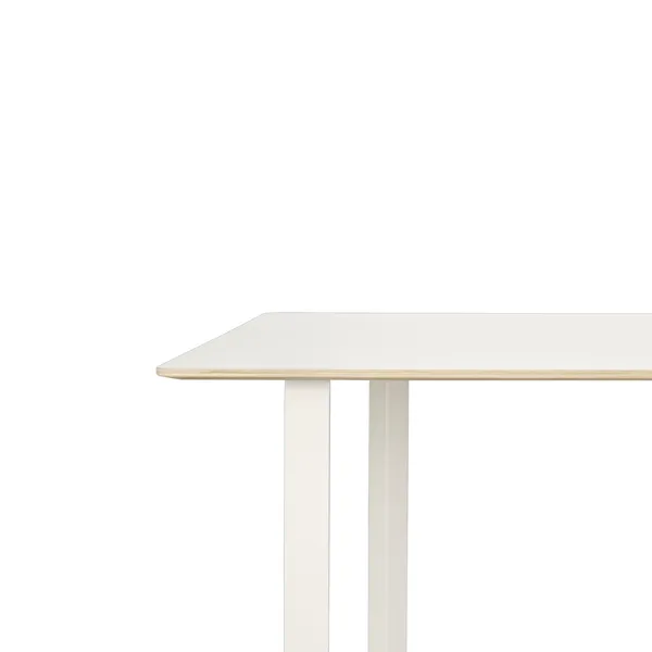 70/70 Dining Table 170x85 White Laminate/ White
