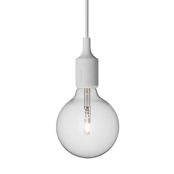 Suspension E27 Gris clair