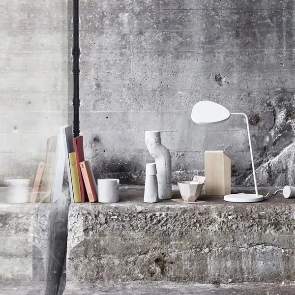 Leaf Table Lamp White