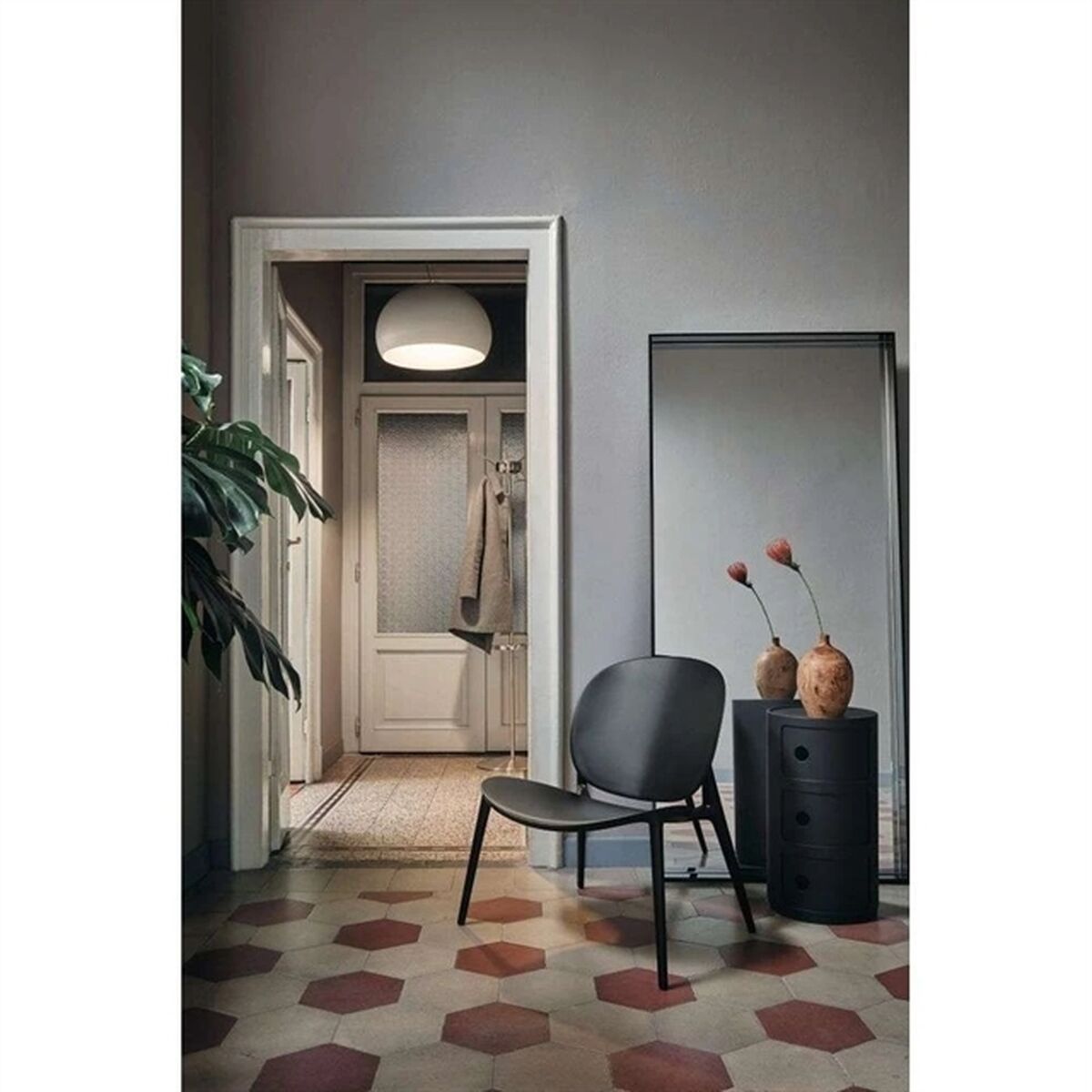 Schwarz 2 Schrank Matt