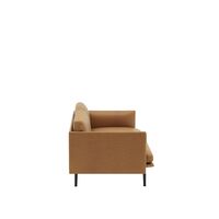 Outline 2-Sitzer-Sofa Leder/Cognac/Schwarz