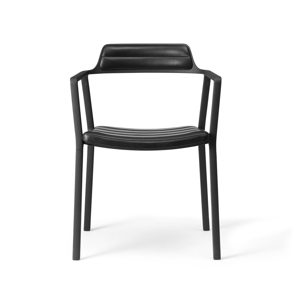 451 Dining Chair Black Leather