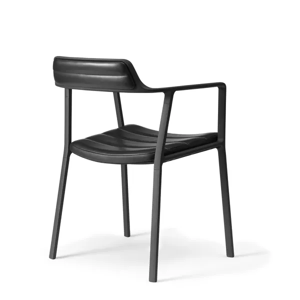 451 Dining Chair Black Leather