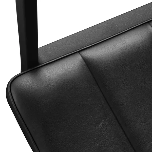 451 Dining Chair Black Leather