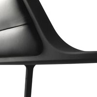 451 Dining Chair Black Leather