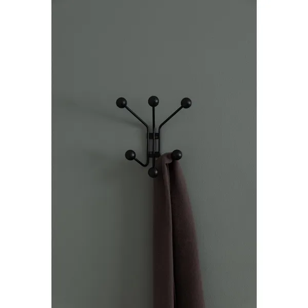 Bill XS Coat Rack Black/ Walnut