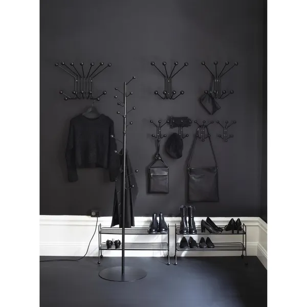 Bill XS Coat Rack Black/ Walnut