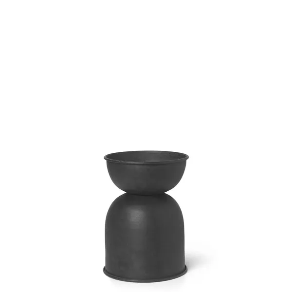 Hourglass Jar Extra Small Black