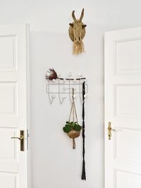 Hang It All Coat Rack Soft Gray Marble