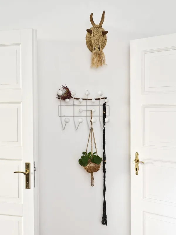 Hang It All Coat Rack Soft Gray Marble