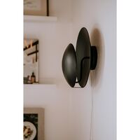 Orbit Wandlampe Schwarz