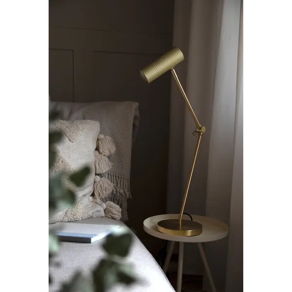 Hubble Read Bordlampe Børstet Messing