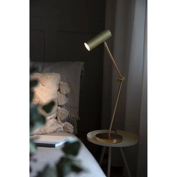 Hubble Read Bordlampe Børstet Messing