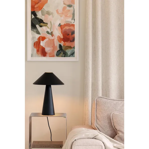 Cannes Bordlampe Sort