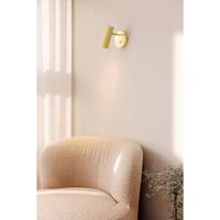 Hubble Wandlampe, Gebürstet Messing