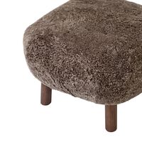 Little Petra ATD1 Pouf Sheepskin Sahara/Walnut