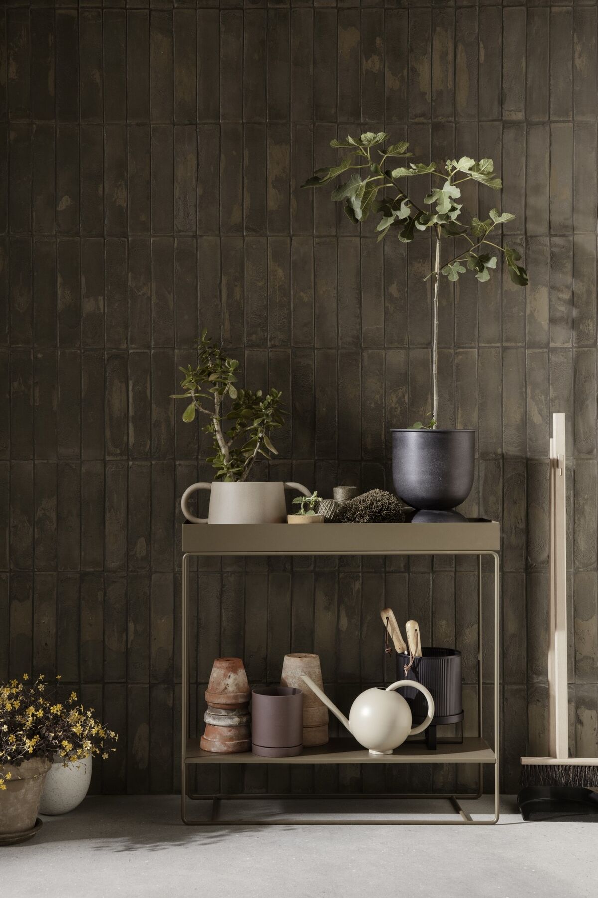 Plant Box mit 2 Ebenen Kaschmir