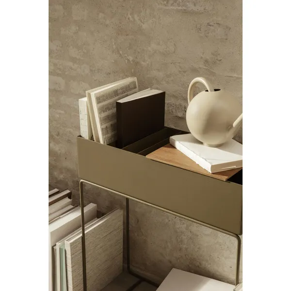 Plant Box Two-Tier Lysegrå