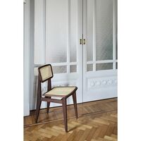 C-Chair Spisebordsstol Fransk Flet/Sort Eg