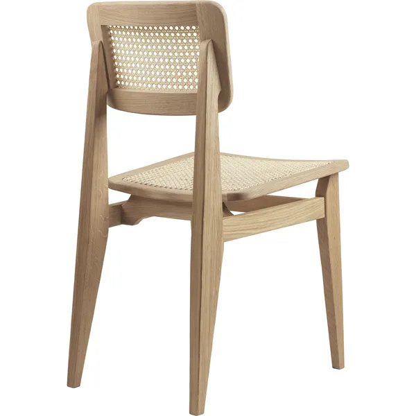C-Chair Eettafelstoel Frans Rieten/eiken