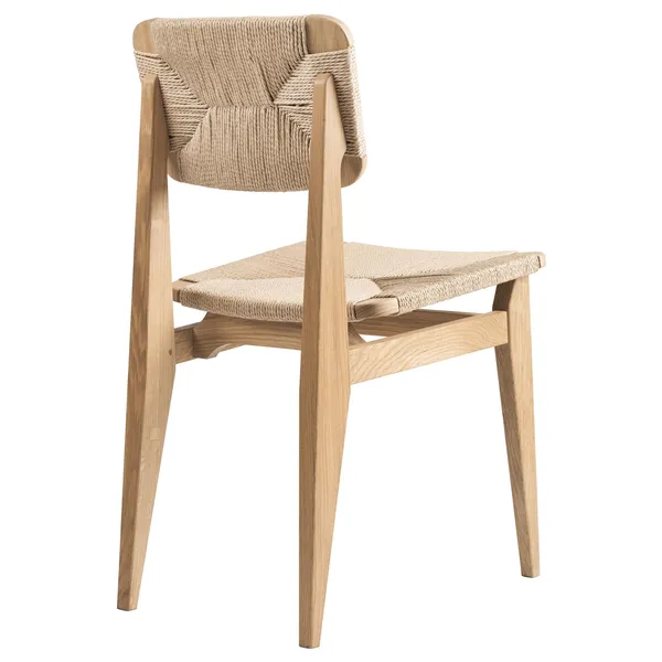 C-Chair Eetkamerstoel Papierkoord/Olie Eikenhout